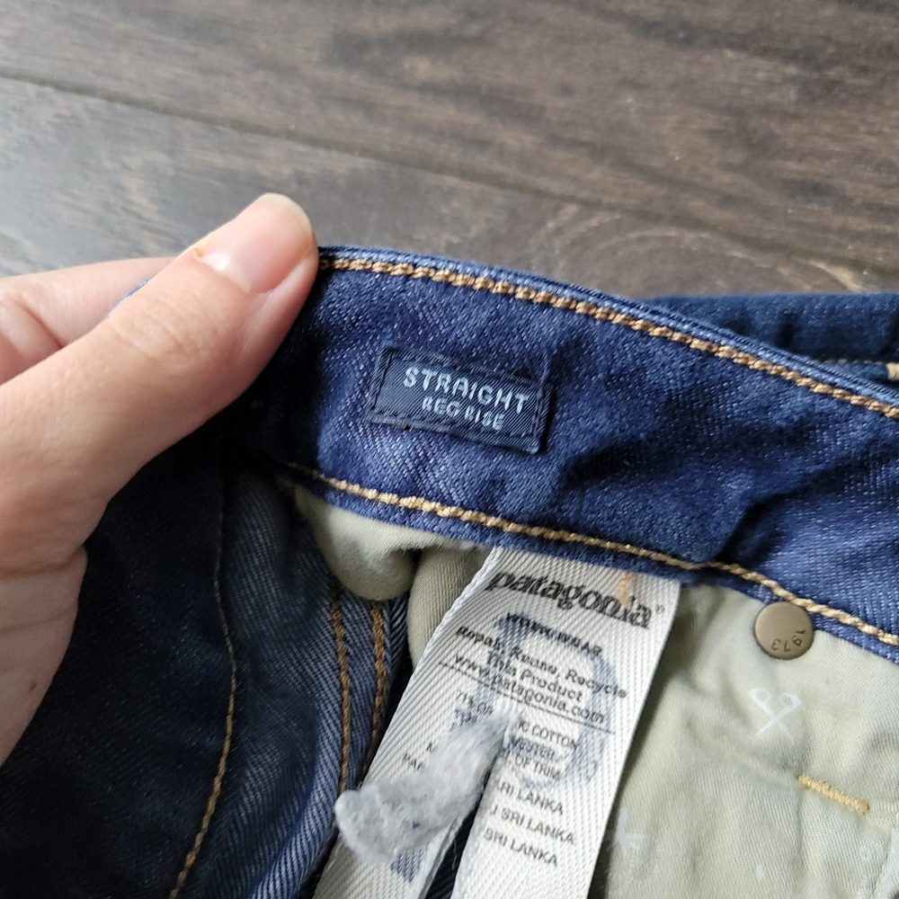 ❌️SOLD❌️Patagonia Organic Cotton Straight Leg Jeans - Picture 7 of 12